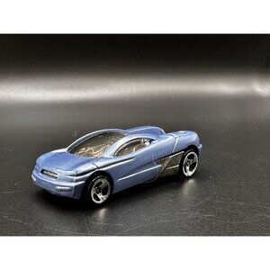 Hot Wheels 2002 First Editions Backdraft Diecast Toy Car Blue 1/64 Malaysia READ